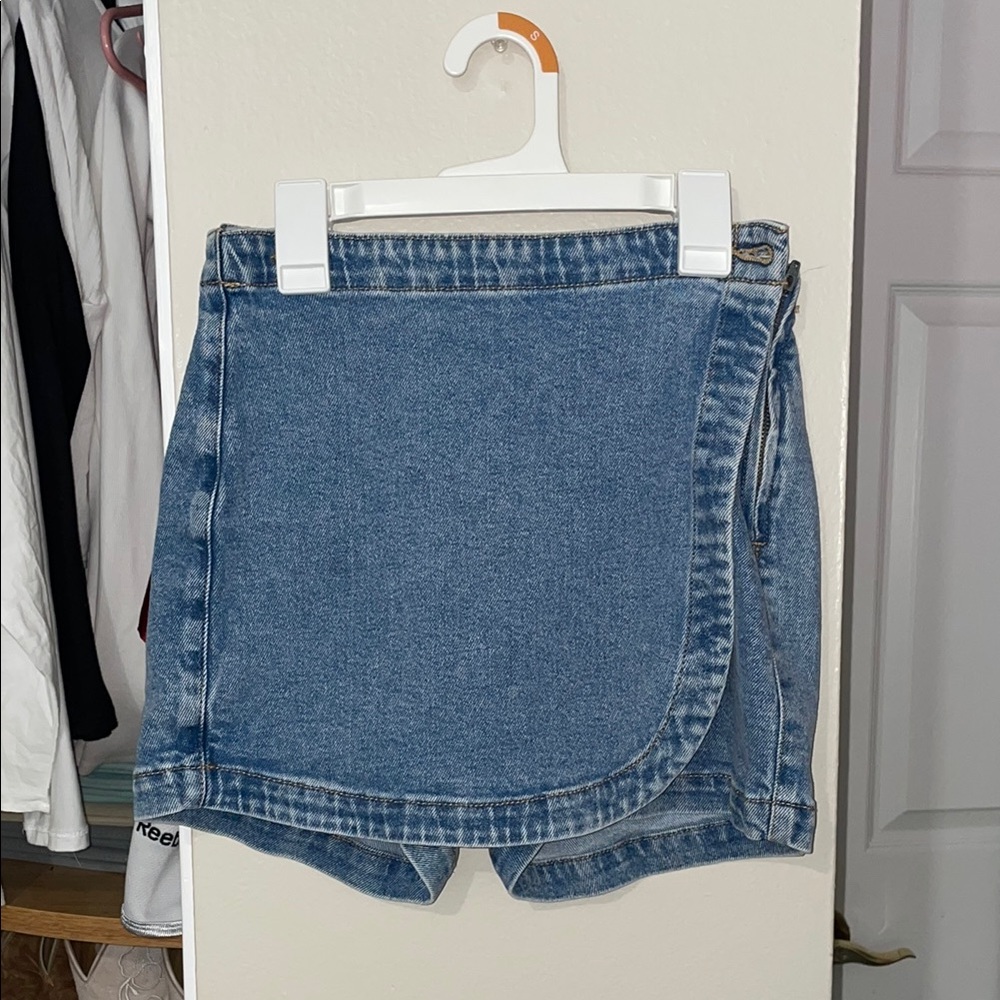 Blue Denim Skort